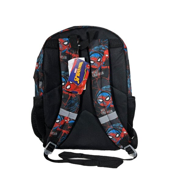 Marvel Spider-Man Raised Mask Light Up 17" Kids School Backpack - Picture 3 of 16